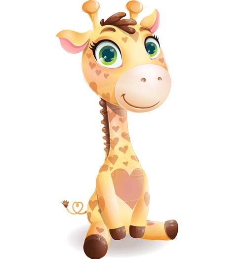 Baby Giraffe Cartoon Vector Character Graphicmama