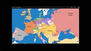 European Time Lapse Map W Years Events Youtube