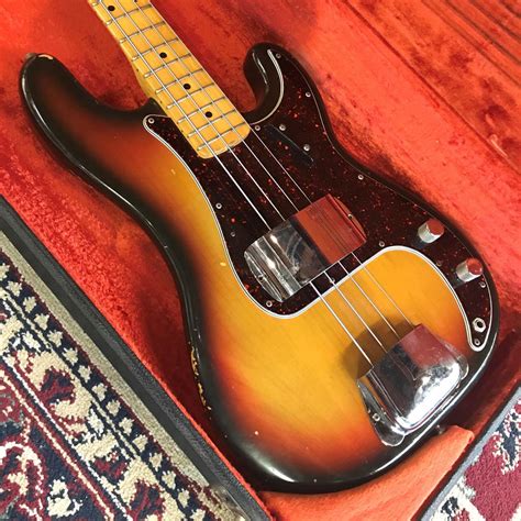 Fender 1973 P Bass Vintage Precision Bass Used Electric Bass Guita
