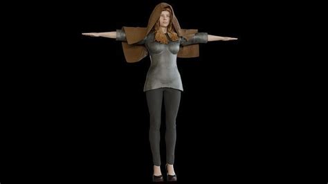 lot wife 3d model free 3d model animated rigged cgtrader