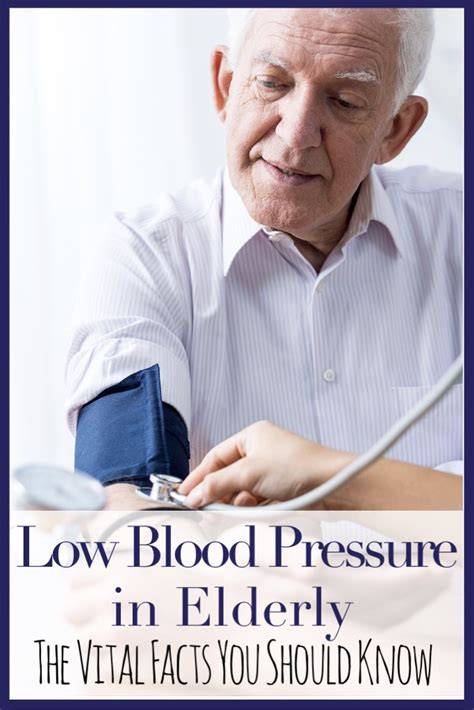 Low Blood Pressure In Elderly People Vital Facts To Know