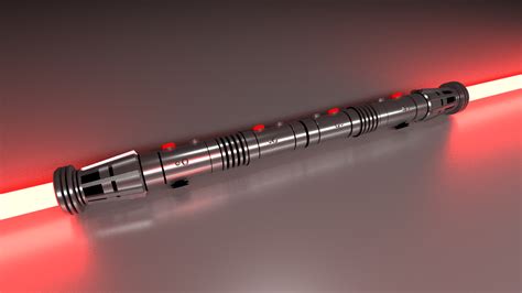 Darth Mauls Lightsaber First 3d Modelingrendering Project — Polycount