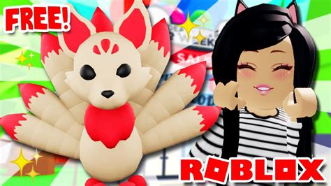 How To Get Free Kitsune Pet In Adopt Me Roblox Update Youtube