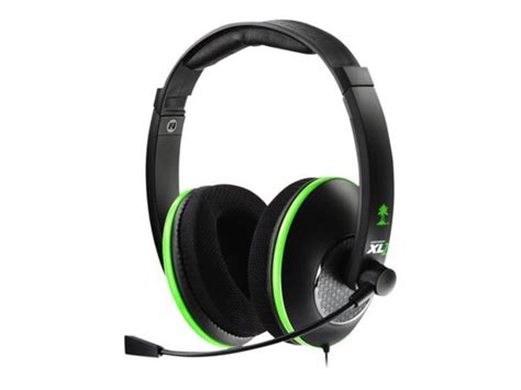 Turtle Beach Ear Force Xl Black Green Headband Headsets For Multi