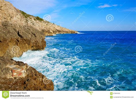 Vliegersurfer, cullera strand, valencia, spanje. Strand Cullera Platja Del Far Playa-del Faro Valencia ...