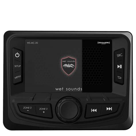 Wet Sounds Ws Mc 20 Marine Stereo With Bluetooth Siriusxm Ready And Nmea