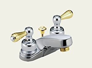 Delta faucet windemere 2 handle centerset bathroom faucet with metal drain assembly polished brass b2596lf pb. Delta 2521-CBLHP Classic Two-Handle Centerset Lavatory ...