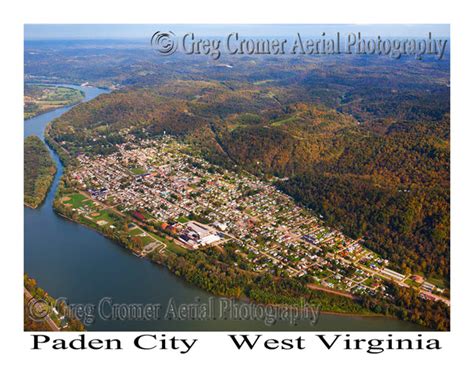 Aerial Photo Of Paden City West Virginia America From The Sky