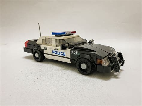 Lego Moc Ford Crown Victoria Police Interceptor 7 Stud Wide By