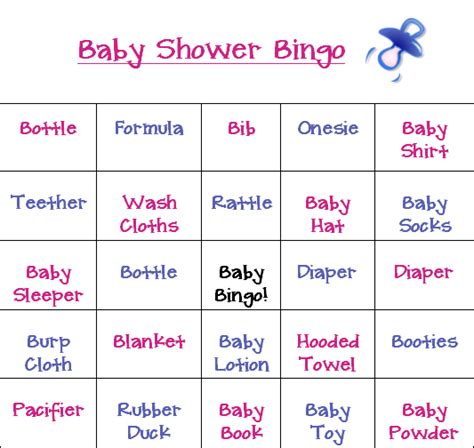 Print them and play baby shower bingo with your friends and families! Free Printable Baby Shower Bingo Cards - Cute & Trendy!