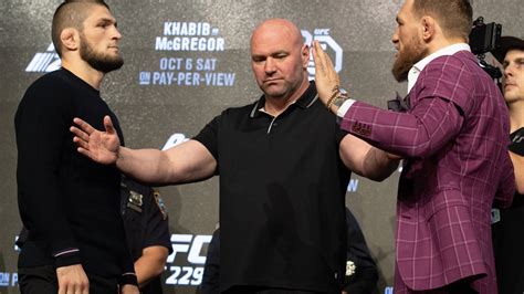 ufc chief dana white eager to book khabib in grudge match with conor mcgregor the scottish sun