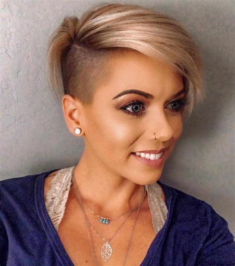 Short hair for round face shapes are versatile, face slimming, and trendy! 60 Short Hairstyles For Round Faces 2018-2019 » Hairstyle ...