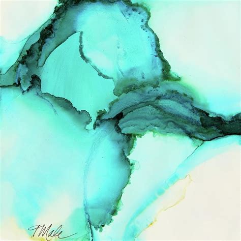 Ebb And Flow Painting By Tracy Male Alcohol Ink Painting Flow