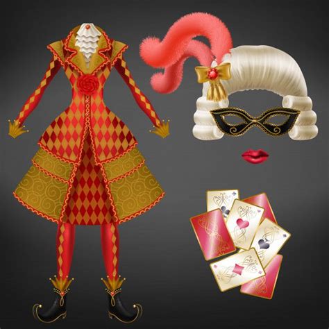 Download Female Joker Harlequin Suit Jester Costume For Carnival
