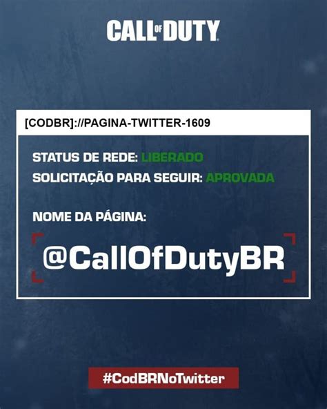 Call Of Duty Ganha Twitter Oficial Para O Brasil Gamers And Games