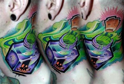 40 Poison Bottle Tattoo Designs For Men Killer Ink Ideas Tattoo