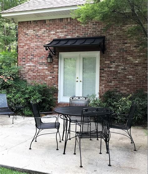 Awningdesign Posted To Instagram The Black Concave Door Awning With