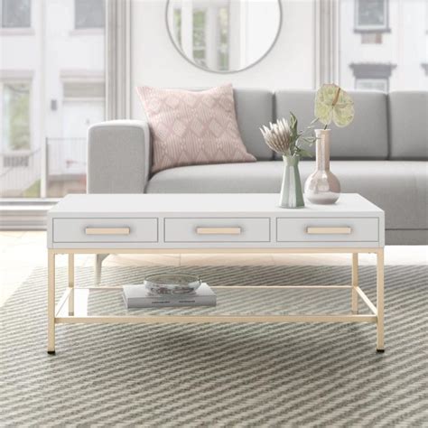 51 White Coffee Tables To Refresh Your Living Room