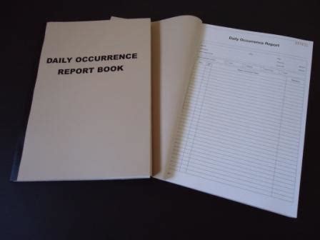 We've also seen a number of expression examples we can use in our daily work or simply infer other expressions from. Daily Occurrence Books | Best Security Guard Agency ...