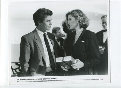 Someone To Watch Over Me Mimi Rogers With Tom Berenger X B W Still Photograph Dta Collectibles