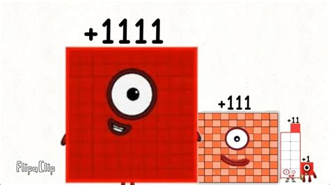 Numberblocks 1 Sneeze To 111111111 111million Positive Number Youtube