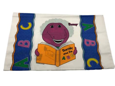 Vintage Barney The Purple Dinosaur Electronic Learn Abc Music Book