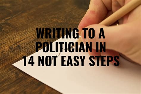 How To Write To Your Mp And The Relevant Government Minister About An