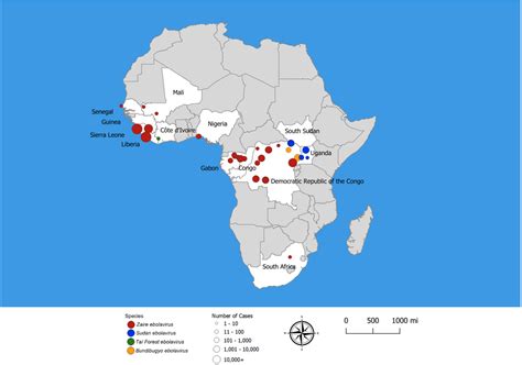 Ebola Virus Disease Distribution Map Ebola Hemorrhagic Fever Cdc