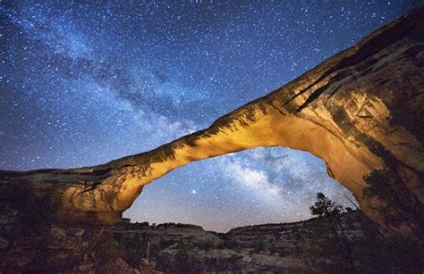 Some 15000 Stars Are Visible From The Natural Bridges National