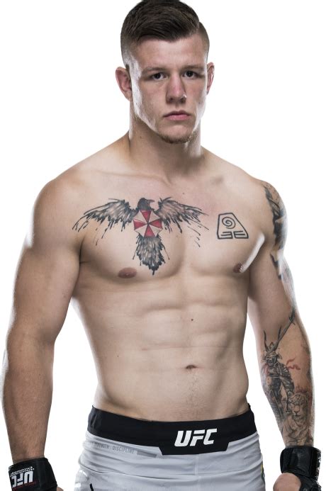 Jimmy Crute, professional fighter in the UFC and Earth Bender. Pectoral ...