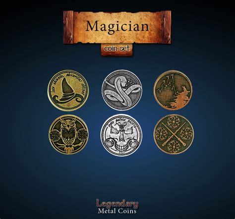 Magician Coin Set Drawlab Entertainment