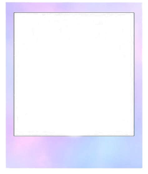 Pastel Polaroid Frame Aesthetic Tumblr Sticker Clipart Art Hd Png My