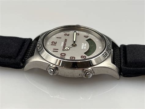 Timex Expedition Indiglo Wr M Ana Digi Quartz Armbanduhr Vintage S Mm Ebay