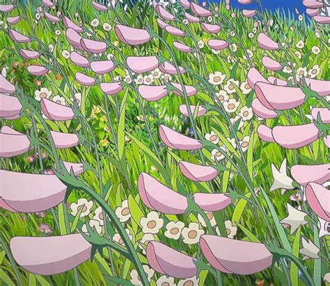 What Are These Flowers Called From The Field In Howls Moving Castle