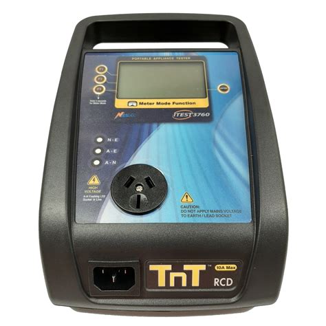 Nesco Itest3760lr Portable Appliance Tester 10a With Rcd Testing