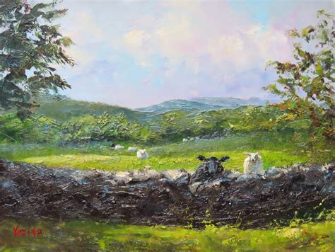 Maureen Vezina Oil Painter Curious Sheep Ireland