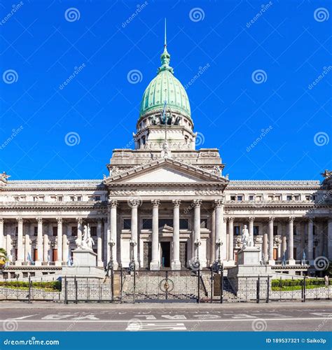 Palacio De Buenos Aires Del Congreso Nacional Argentino Imagen De