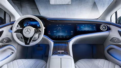 Mercedes Benz Eqs Interior Revealed Hyperscreen System Debuts Cartrade