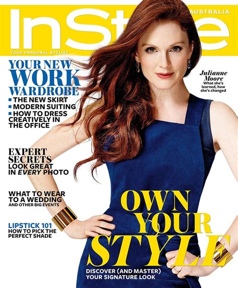 Julianne Moore Instyle Australia Magazine Cover February 2014 Hq Scans