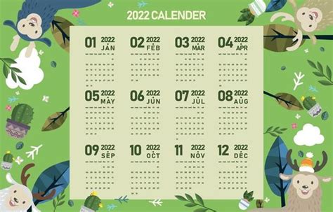Calendario 2022 Modelo De Calendário 2022 Com Linha 2737635 Vetor No
