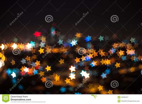 Star Bokeh Shape Stock Image Image Of Black Beautiful 43096427