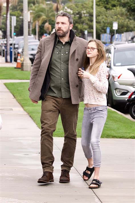 Ben Affleck And His Daughter Violet Bond Together During Walk