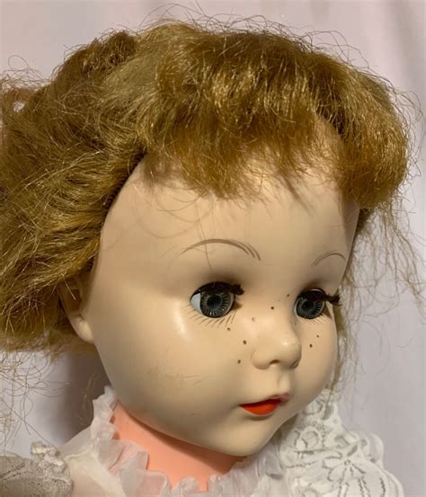 Effanbee Mary Jane Doll Play Pal Life Size 30” Vintage 1959 Flirty Eyes Freckles Ebay