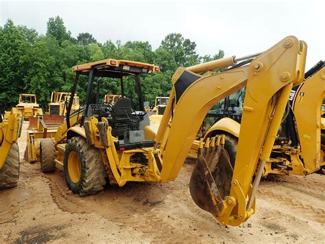 Cat 416c Loader Backhoe Vinsn42n00481 4x4 Mp Bucket Forks Aux