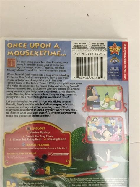 Disney Mickey Mouse Clubhousemickeys Storybook Surprises Dvd 2008