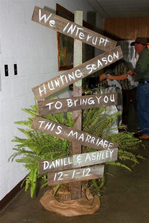 Personalized north american antlers wall art (set of 4) $334.95 $279.95. Hunting Themed Wedding Ideas