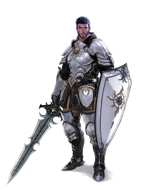Male Human Armored Sword And Shield Fighter Knight Pathfinder Pfrpg Dnd Dandd D20 Fantasy