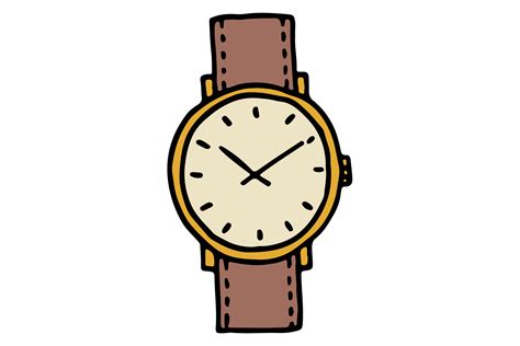 Vintage Wrist Watch Icon Retro Hand Clo Graphic By Onyxproj · Creative