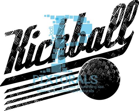 Kickball Logo  Png And Eps Formats As Vector Kickball Etsy