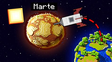 Encontrei O Planeta Marte No Minecraft Youtube